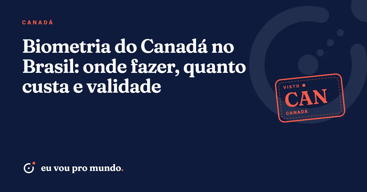 Coleta de impressões digitais em centro de solicitação de visto do Canadá no Brasil