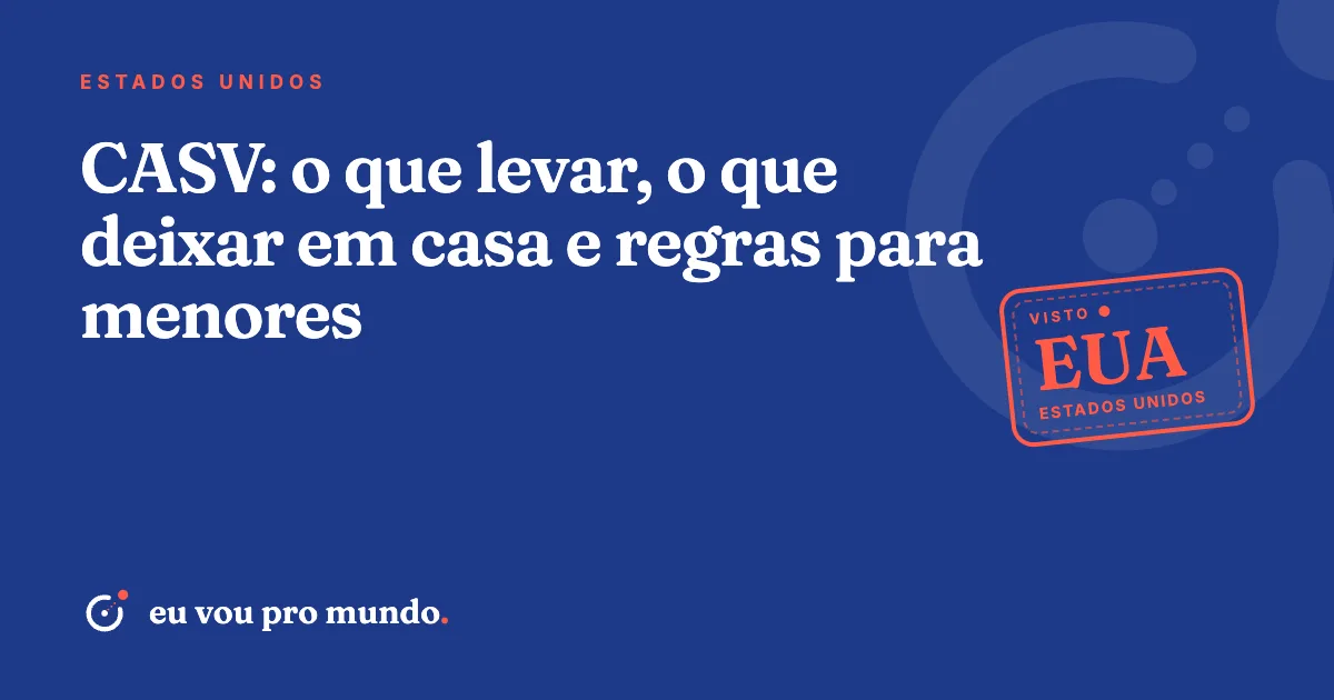 Pasta transparente com passaporte, passaporte antigo com visto e confirmação do DS-160 pronta para o CASV