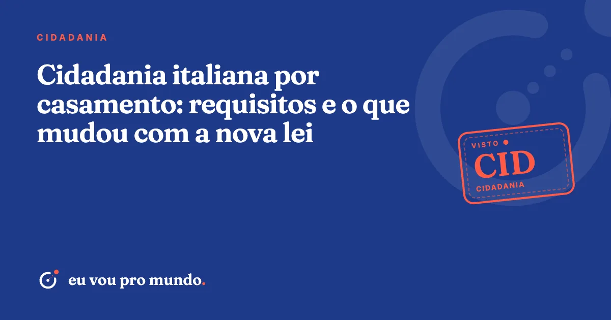 Casal brasileiro com certidão de casamento e passaporte italiano sobre a mesa, organizando documentos de cidadania