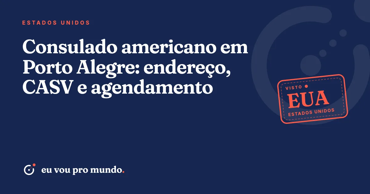 Fachada do Consulado-Geral dos Estados Unidos na Avenida Assis Brasil, em Porto Alegre, com bandeira americana