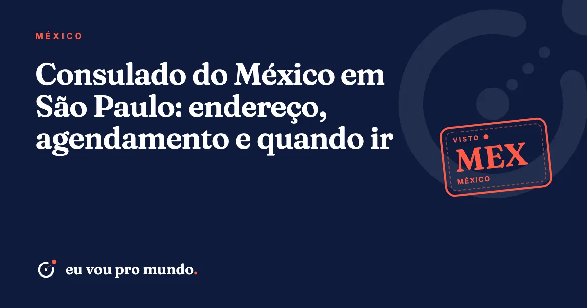 Fachada de prédio consular em rua arborizada do Jardim Europa, em São Paulo, com bandeira do México