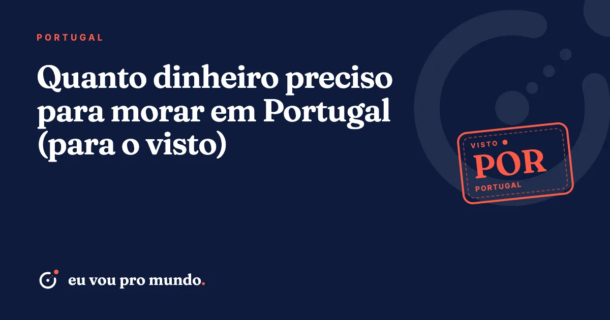 Casal brasileiro calculando renda e documentos para o visto de residência em Portugal, com vista de Lisboa ao fundo