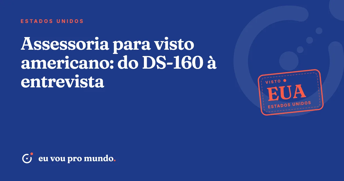 Passaporte brasileiro com visto americano B1/B2 sobre formulário DS-160 e confirmação de agendamento