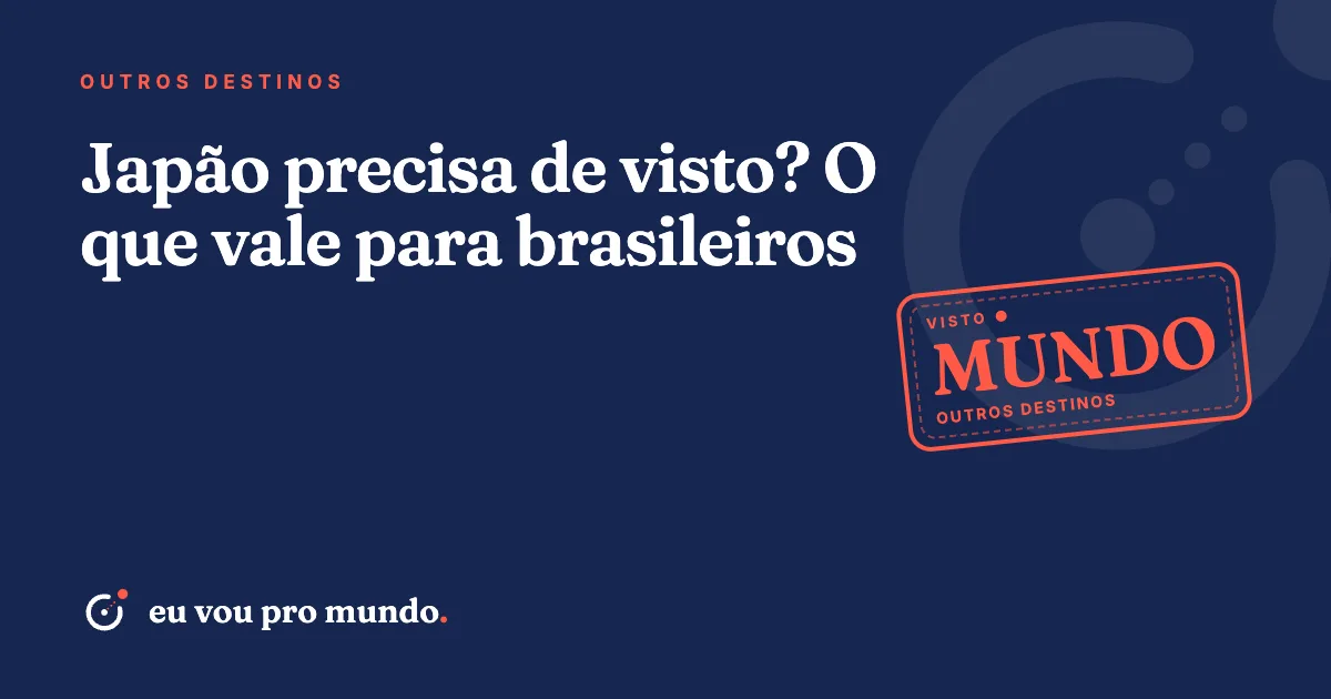 Passaporte brasileiro com chip ao lado de templo japonês e Monte Fuji ao fundo, ilustrando viagem ao Japão sem visto
