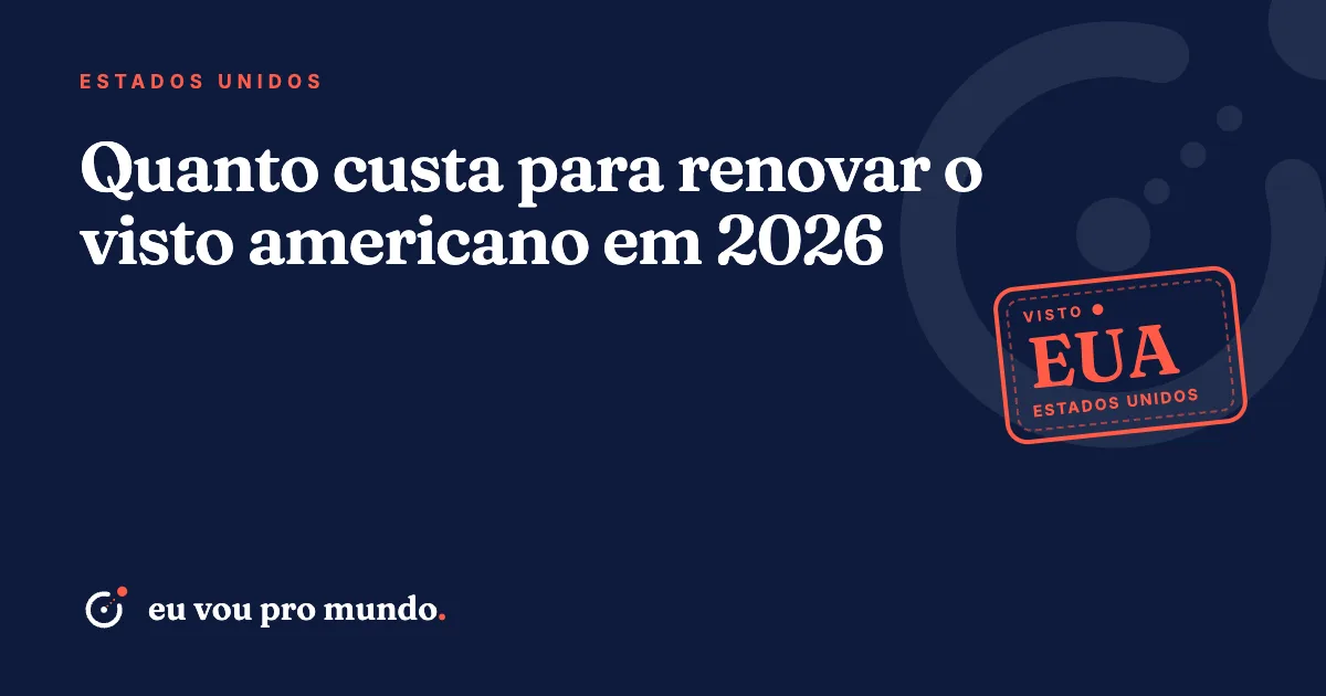 Passaporte brasileiro com visto americano ao lado de comprovante de pagamento da taxa de renovação