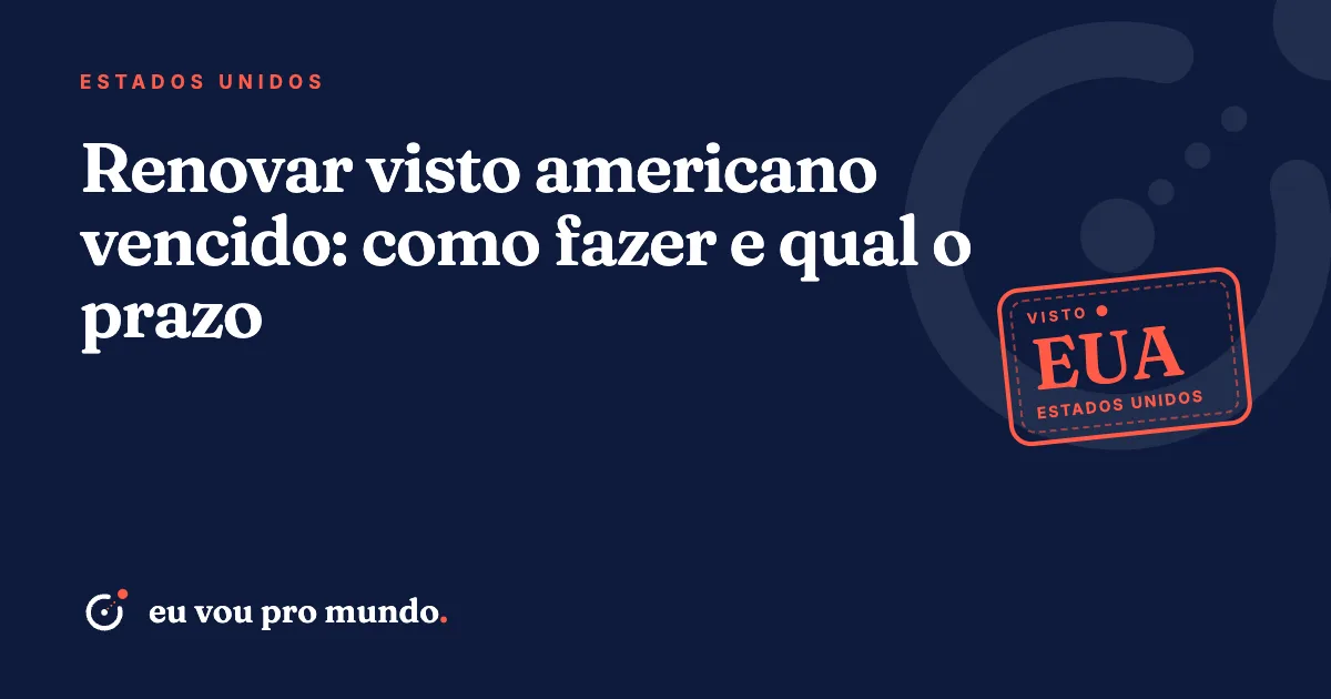 Passaporte brasileiro aberto com visto americano vencido ao lado de um calendário marcando a data de expiração