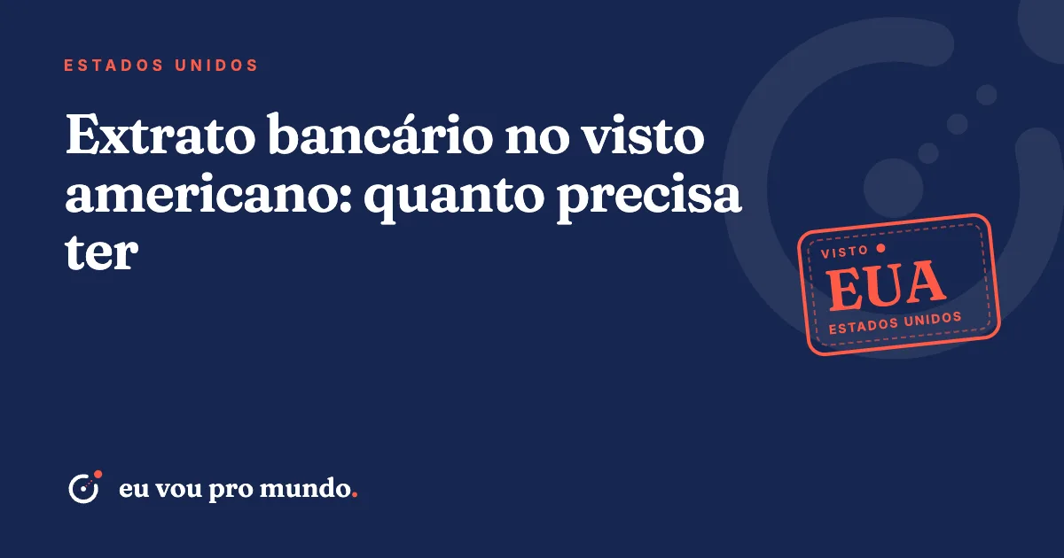Pessoa organizando extratos bancários e passaporte sobre a mesa para a entrevista do visto americano