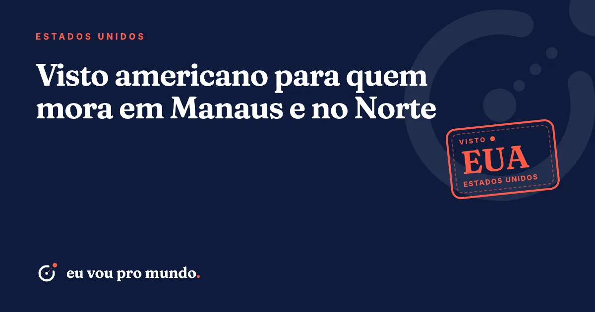 Vista do Rio Negro em Manaus com passaporte brasileiro e mapa indicando rotas para Brasília e Recife