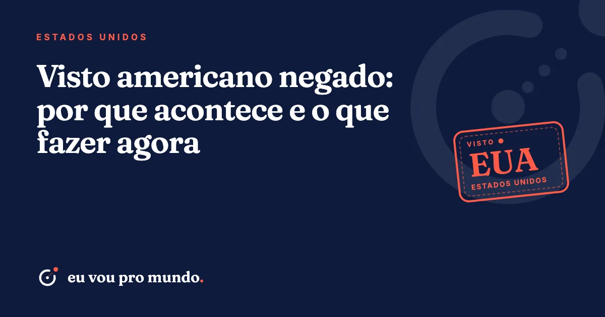 Pessoa revisando passaporte e formulário DS-160 após ter o visto americano negado, planejando nova solicitação