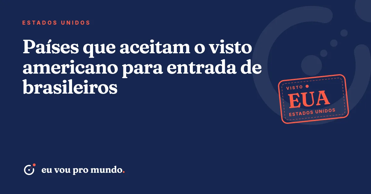 Passaporte brasileiro com visto americano aberto sobre mapa da América do Norte destacando EUA, Canadá e México