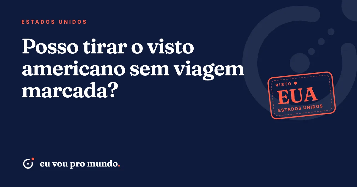 Passaporte brasileiro sobre mesa com calendário em branco, representando o visto americano tirado sem viagem marcada