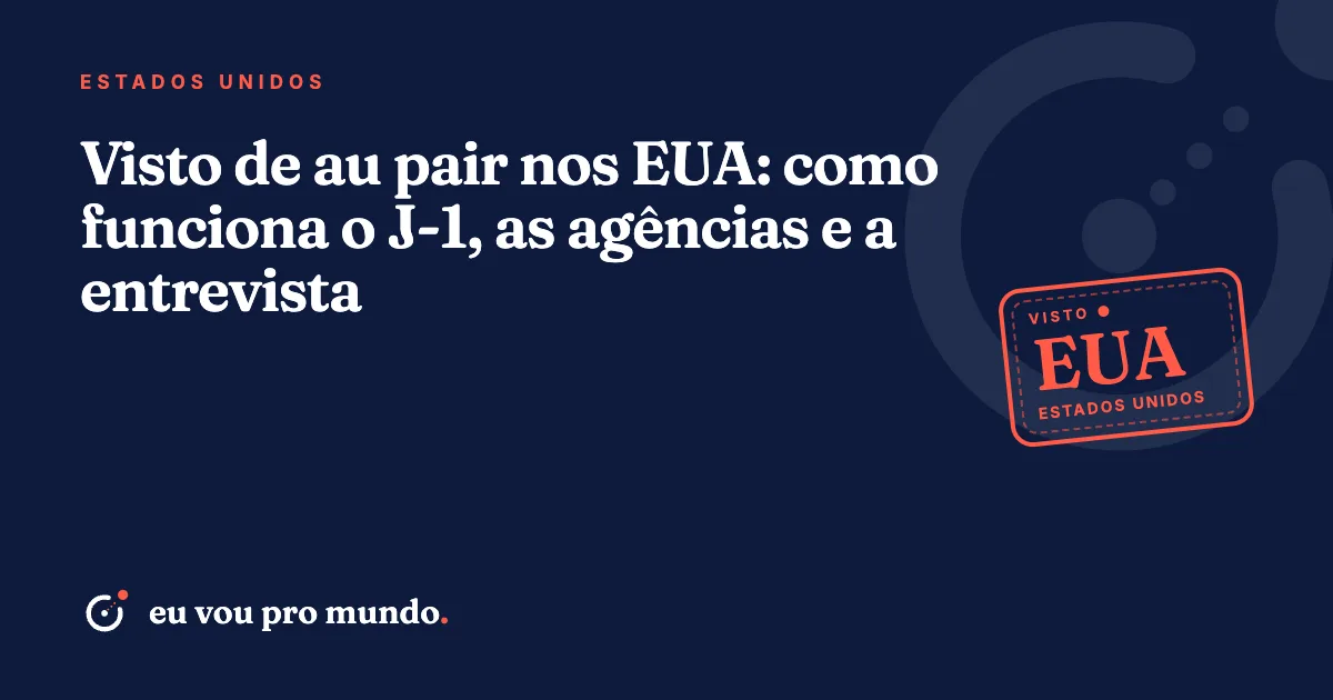 Jovem brasileira au pair com passaporte e DS-2019 em mãos antes da entrevista do visto J-1 no consulado americano