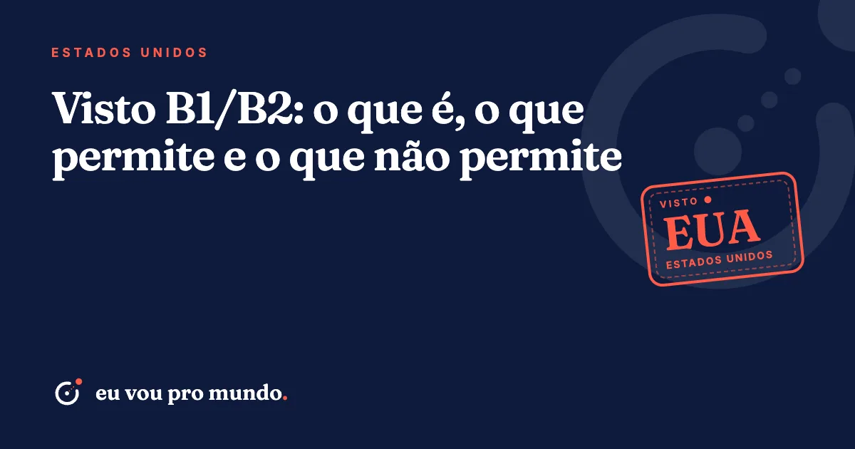 Passaporte brasileiro com visto americano B1/B2 sobre mapa dos EUA, ao lado de uma agenda de viagem de negócios
