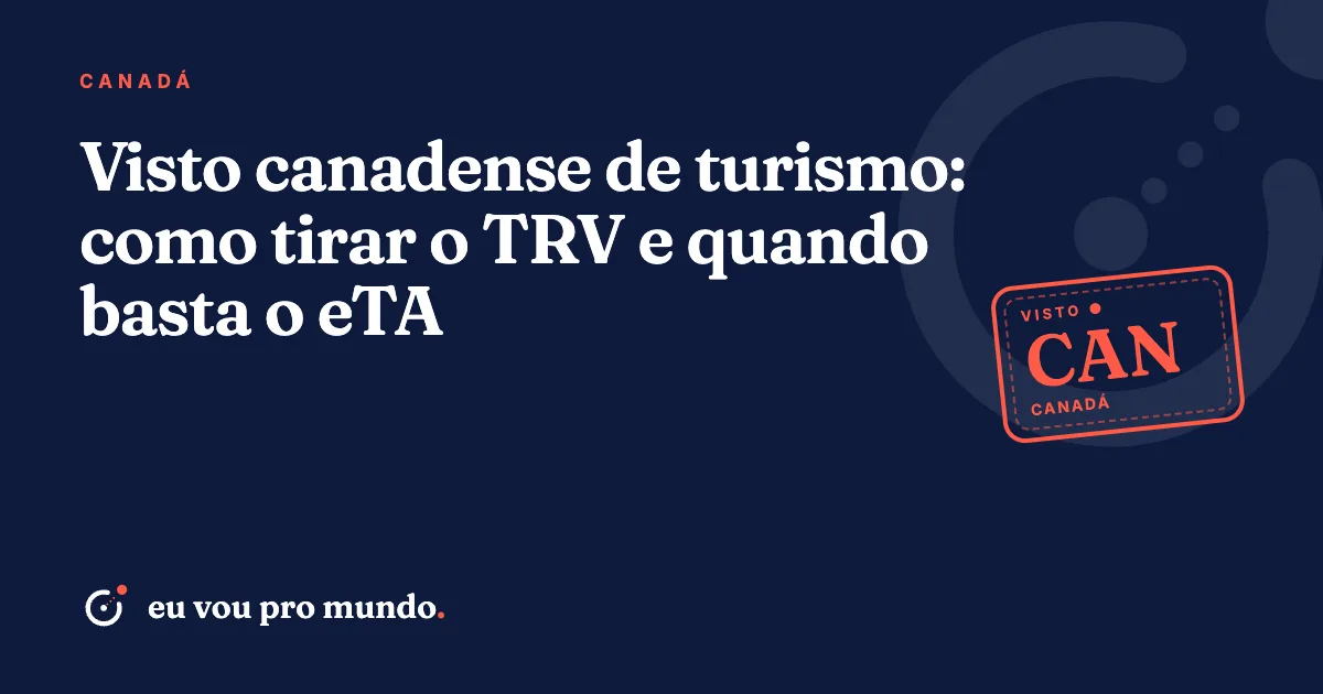 Turista brasileira com passaporte diante de lago e montanhas no Canadá, ilustrando o visto canadense de turismo